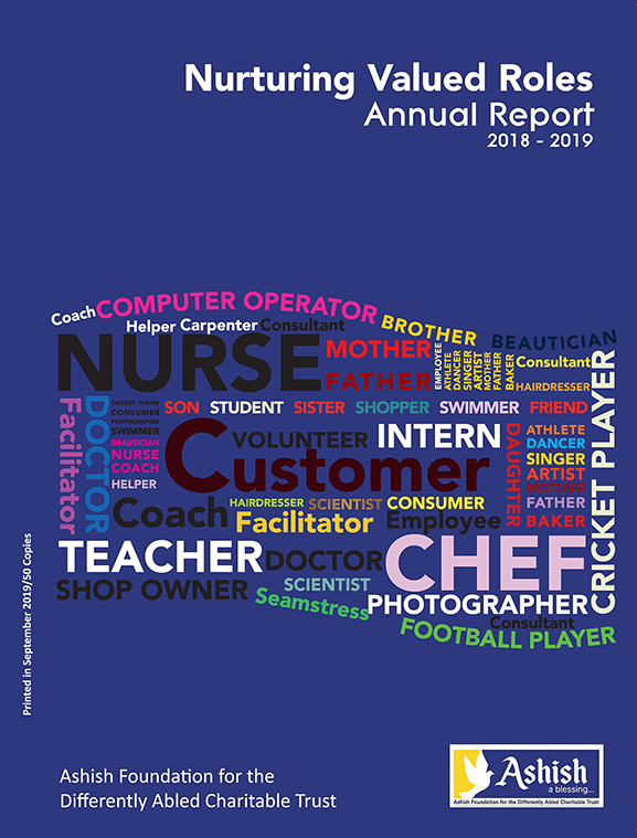 Transformation in Service-Glimpse 2-annual-report-cover-valued-roles-ashish